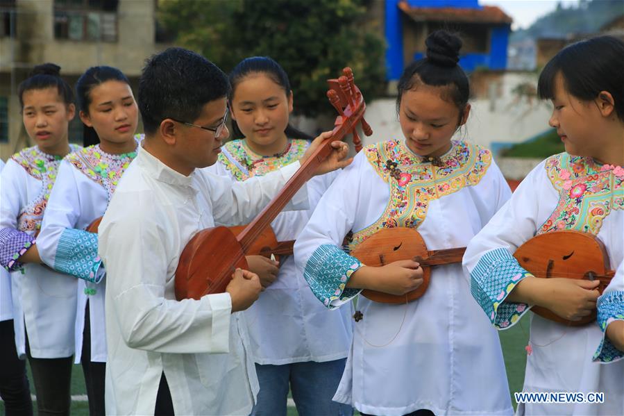 #CHINA-GUIZHOU-RONGJIANG-ETHNIC CULTURE-CAMPUS (CN)