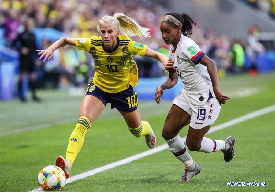 (SP)FRANCE-LE HAVRE-SOCCER-FIFA WOMEN'S WORLD CUP-SWE VS USA