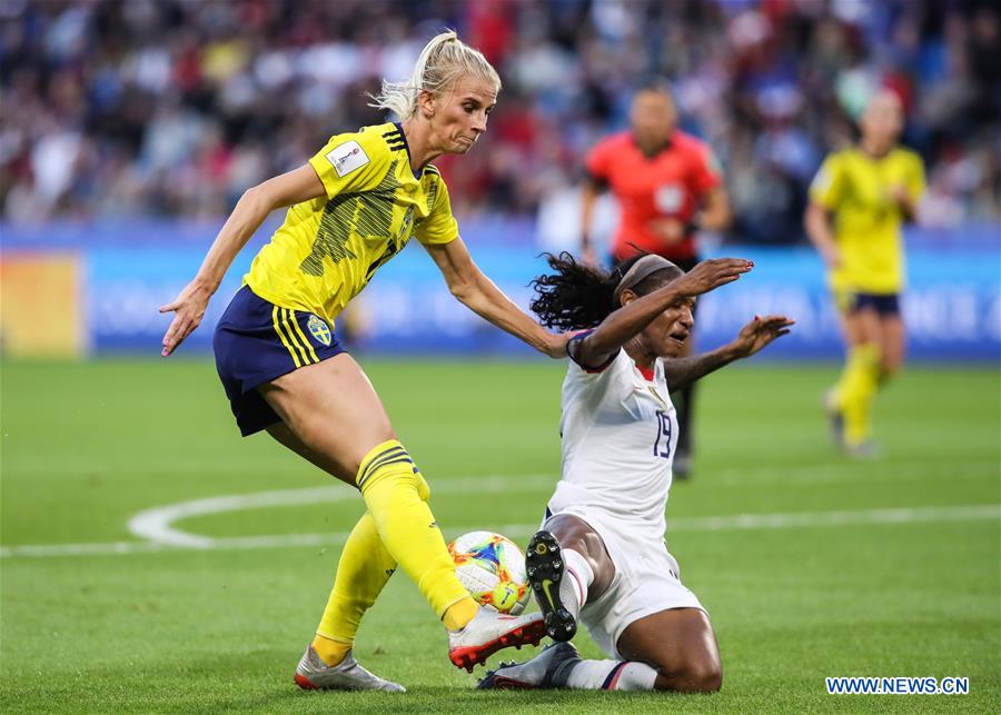 (SP)FRANCE-LE HAVRE-SOCCER-FIFA WOMEN'S WORLD CUP-SWE VS USA