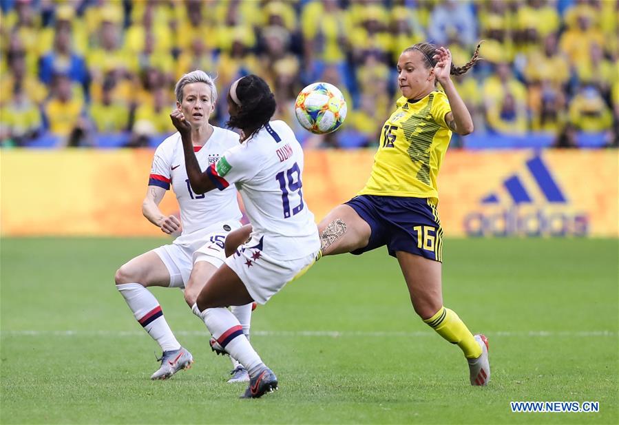 (SP)FRANCE-LE HAVRE-SOCCER-FIFA WOMEN'S WORLD CUP-SWE VS USA