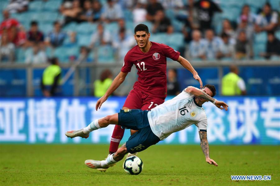 (SP)BRAZIL-PORTO ALEGRE-SOCCER-COPA AMERICA 2019-ARGENTINA VS QATAR