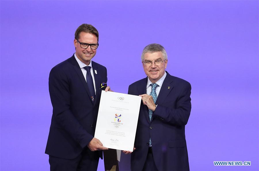 (SP)SWITZERLAND-LAUSANNE-2026 OLYMPIC WINTER GAMES-STOCKHOLM-ARE FINAL PRESENTATION