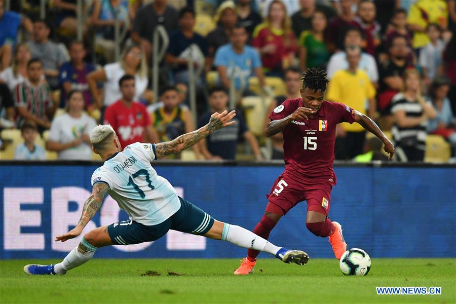 (SP)BRAZIL-RIO DE JANEIRO-FOOTBALL-COPA AMERICA 2019-ARG VS VEN