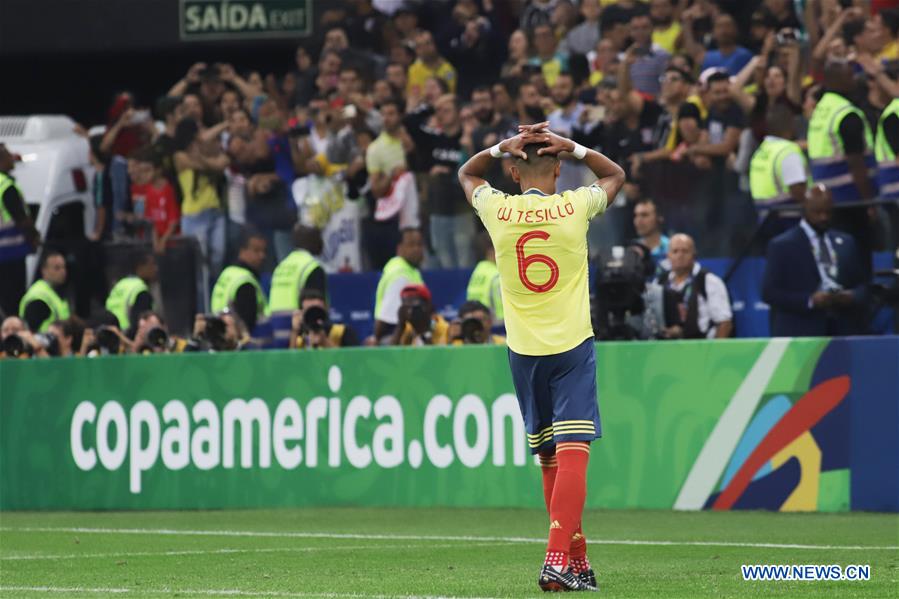 (SP)BRAZIL-SAO PAULO-FOOTBALL-COPA AMERICA 2019-CHILE VS COLOMBIA