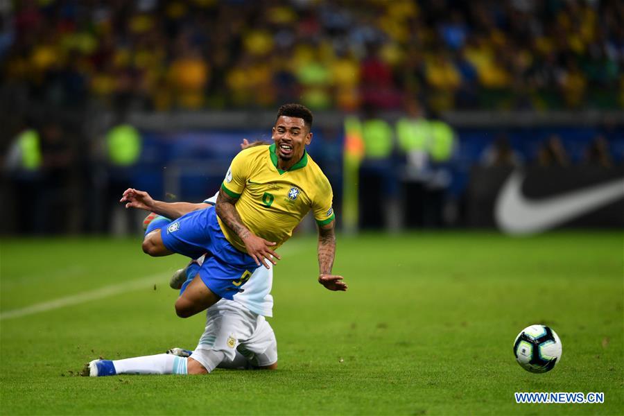 (SP)BRAZIL-BELO HORIZONTE-FOOTBALL-COPA AMERICA 2019-ARGENTINA VS BRAZIL