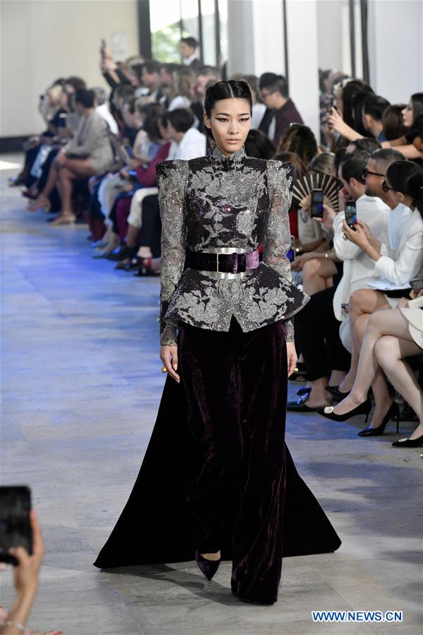 FRANCE-PARIS-FASHION WEEK-ELIE SAAB