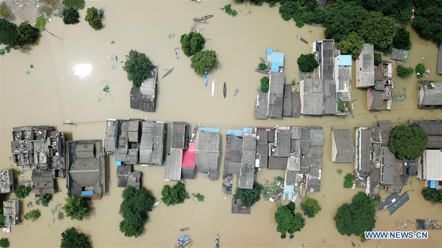 CHINA-HUNAN-XIANGTAN-FLOODS