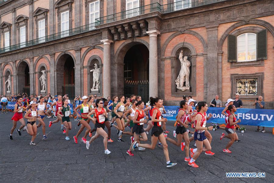 (SP)ITALY-NAPLES-SUMMER UNIVERSIADE-ATHLETICS-WOMEN'S HALF MARATHON-FINAL