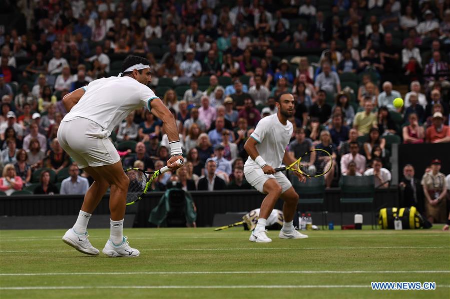 (SP)BRITAIN-LONDON-TENNIS-WIMBLEDON-MEN'S DOUBLES-FINAL-DAY 12