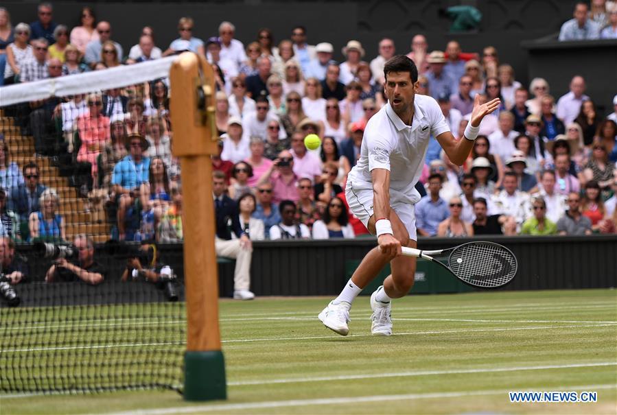 (SP)BRITAIN-LONDON-TENNIS-WIMBLEDON CHAMPIONSHIPS 2019-MEN'S SINGLES-FINAL