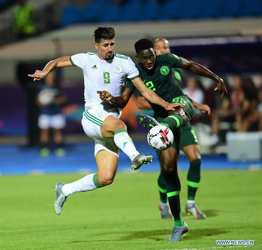 (SP)EGYPT-CAIRO-SOCCER-AFRICA CUP-SEMI FINALS-ALGERIA VS NIGERIA