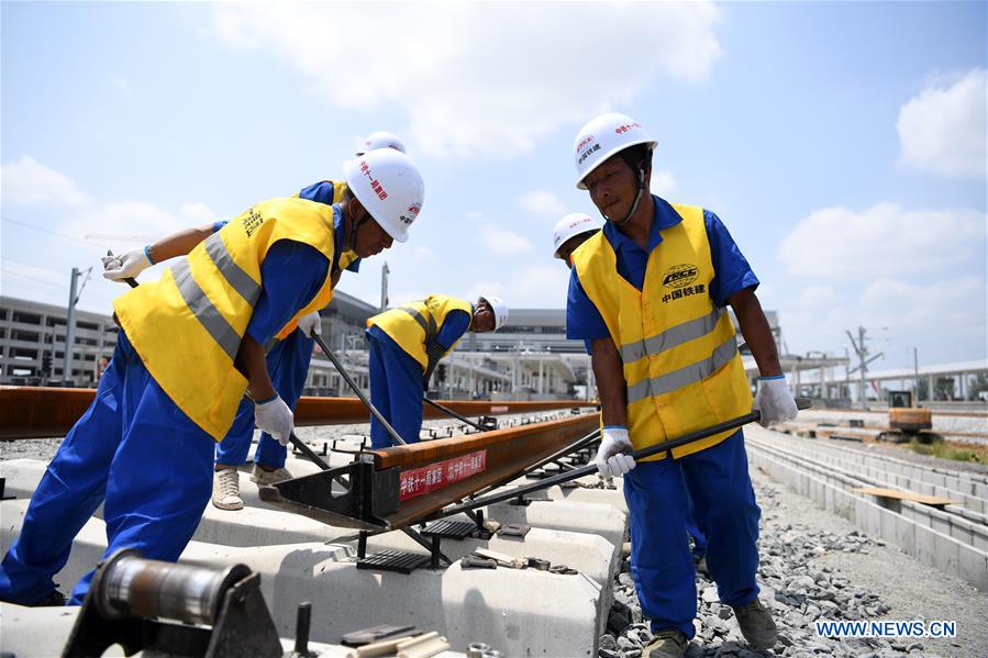 CHINA-ANHUI-SHANGQIU-HEFEI-HANGZHOU HIGH-SPEED RAILWAY-CONSTRUCTION (CN)