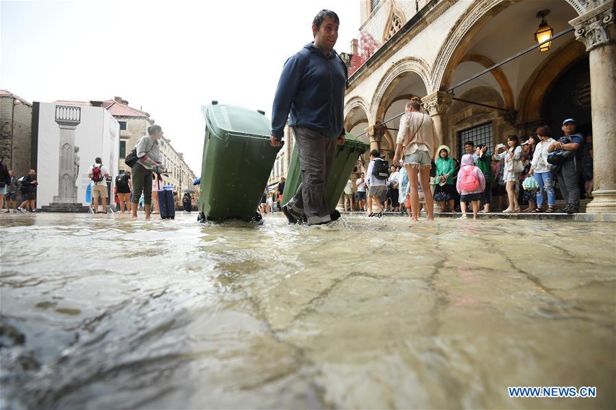 CROATIA-DUBROVNIK-STORM