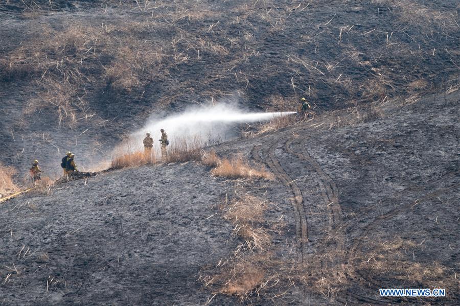 U.S.-LOS ANGELES-CHINO HILLS-BRUSH FIRE