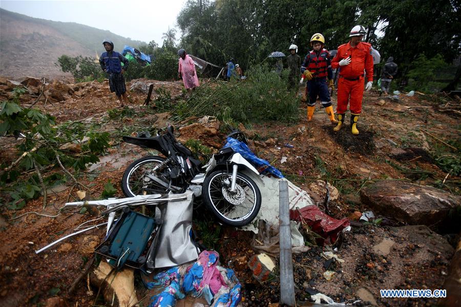 MYANMAR-MON STATE-MONSOON LANDSLIDE