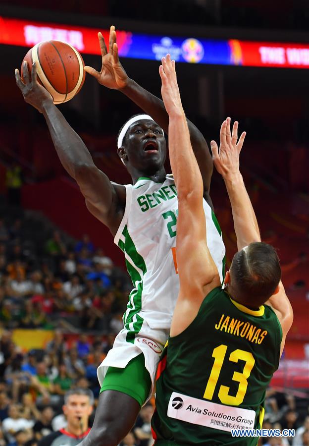 (SP)CHINA-DONGGUAN-BASKETBALL-FIBA WORLD CUP-GROUP H-LITHUANIA VS SENEGAL (CN)