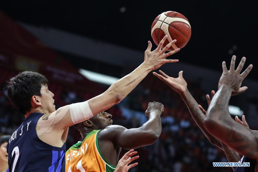 (SP)CHINA-GUANGZHOU-BASKETBALL-FIBA WORLD CUP-GROUP M-KOR VS CIV (CN)