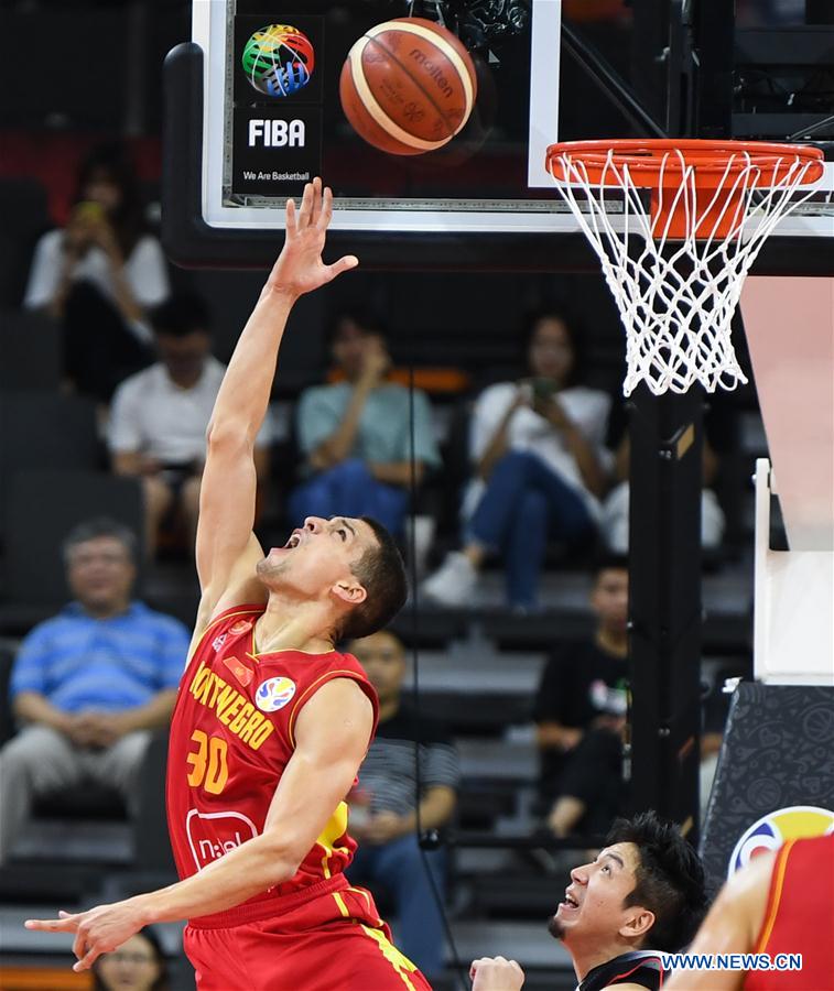 (SP)CHINA-DONGGUAN-BASKETBALL-FIBA WORLD CUP-GROUP O-MONTENEGRO VS JAPAN (CN)