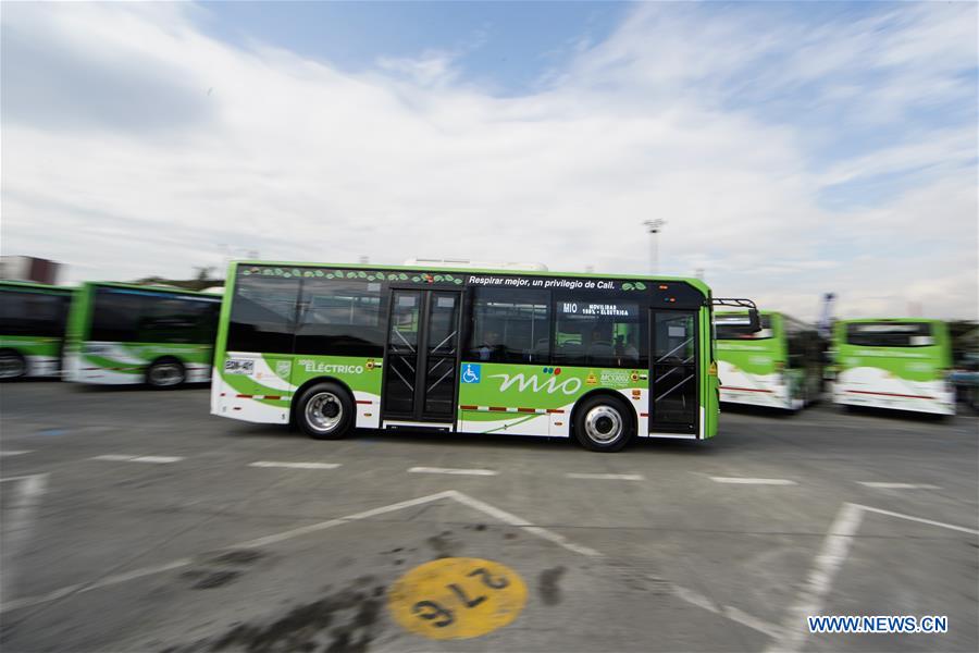 COLOMBIA-CHINA-ELECTRIC BUS-INAUGURATION