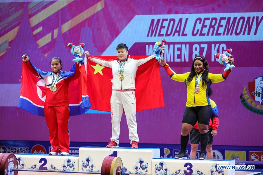 (SP)THAILAND-PATTAYA-WEIGHTLIFTING CHAMPIONSHIPS-WOMEN'S 87KG