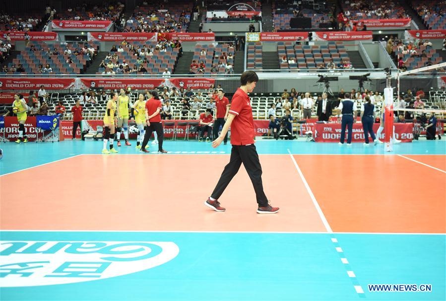 (SP)JAPAN-OSAKA-VOLLEYBALL-WOMEN'S WORLD CUP-CHN VS SRB