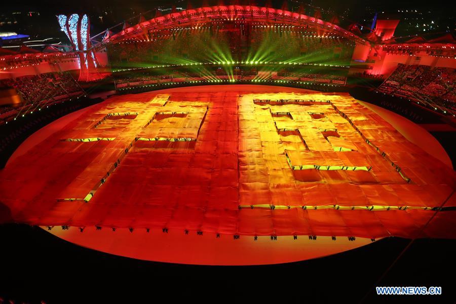 (SP)CHINA-WUHAN-7TH MILITARY WORLD GAMES-OPENING CEREMONY