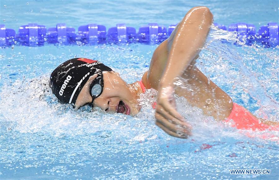 (SP)CHINA-WUHAN-7TH MILITARY WORLD GAMES-SWIMMING-WOMEN'S 200M FREESTYLE(CN)