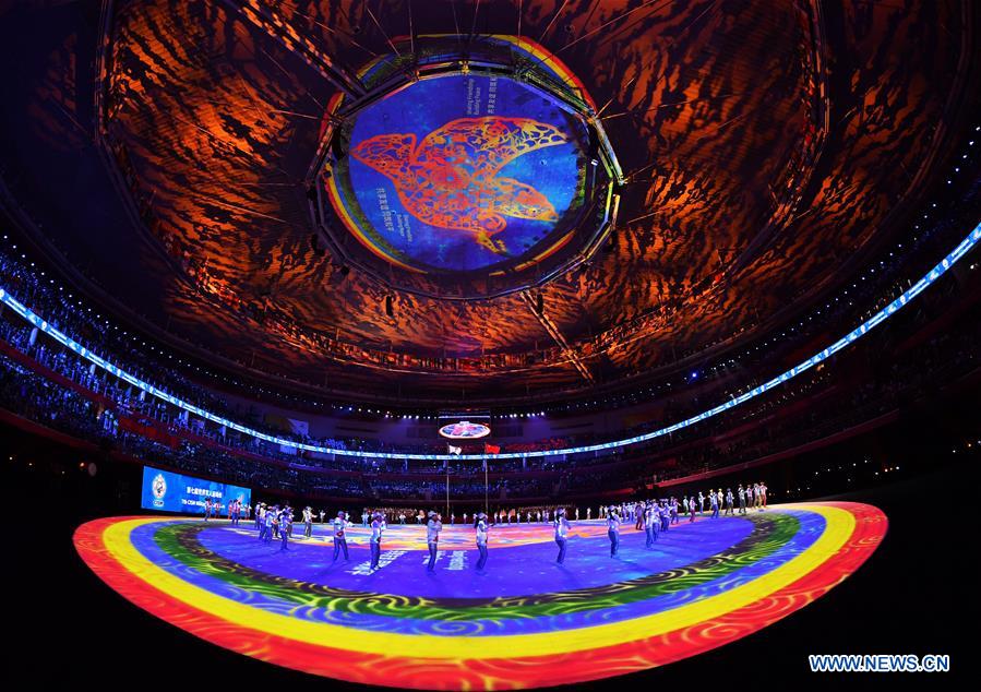 (SP)CHINA-WUHAN-7TH MILITARY WORLD GAMES-CLOSING CEREMONY