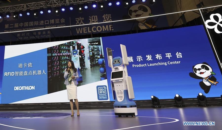 (CIIE)CHINA-SHANGHAI-CIIE-NEW TECHNOLOGY AND PRODUCT-DEBUT (CN)