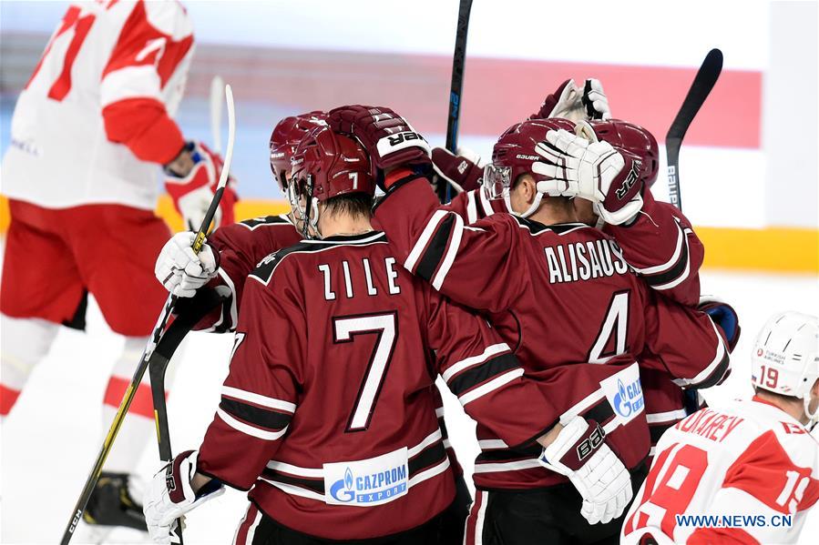 (SP)LATVIA-RIGA-ICE HOCKEY-KHL-RIGA DINAMO VS MOSCOW SPARTAK