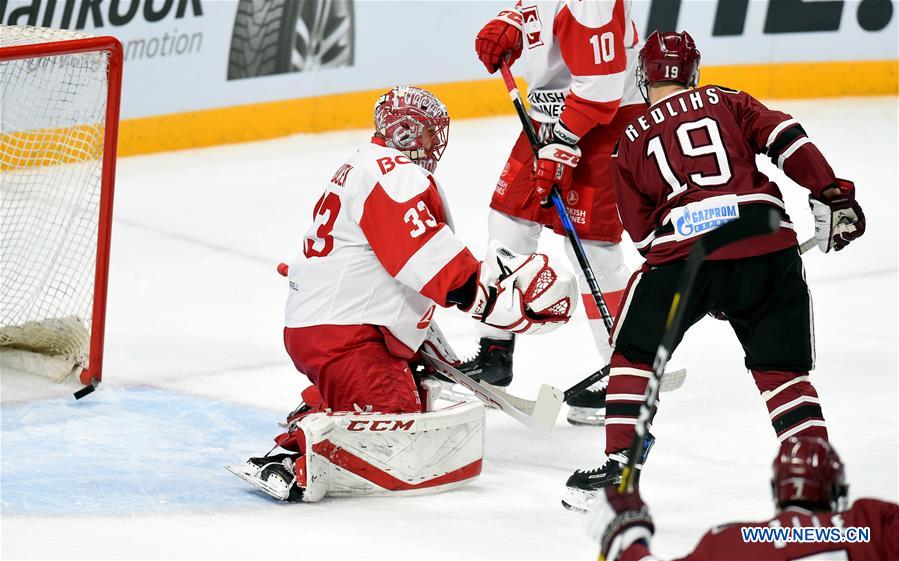 (SP)LATVIA-RIGA-ICE HOCKEY-KHL-RIGA DINAMO VS MOSCOW SPARTAK