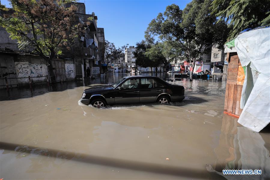 MIDEAST-GAZA-FLOOD