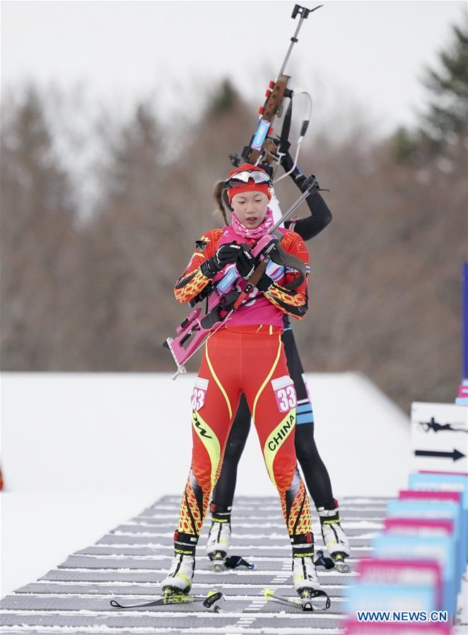 (SP)FRANCE-LES ROUSSES-WINTER YOG-BIATHLON-WOMEN'S 6KM SPRINT