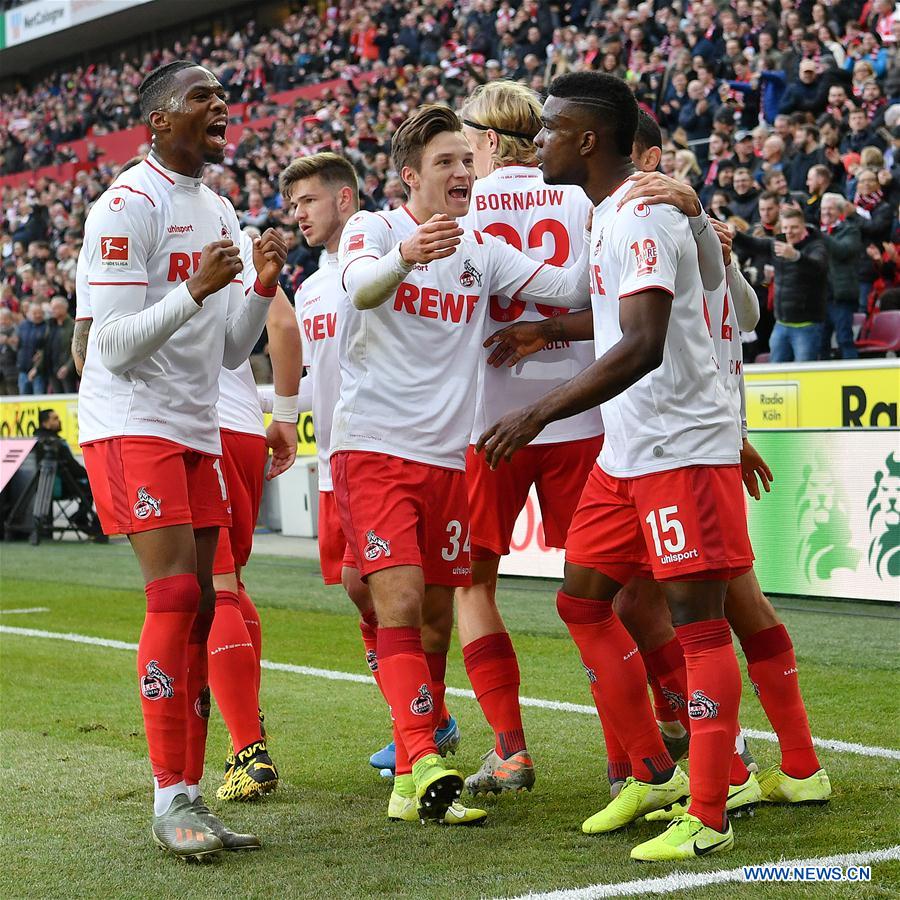 (SP)GERMANY-COLOGNE-FOOTBALL-BUNDESLIGA-COLOGNE VS WOLFSBURG