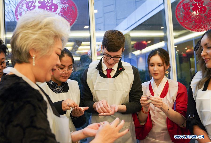 U.S.-NEW YORK-CHINESE NEW YEAR-STUDENTS-CELEBRATION