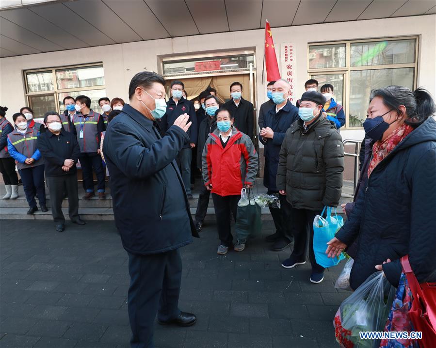 CHINA-BEIJING-XI JINPING-CORONAVIRUS CONTROL-INSPECTION (CN)