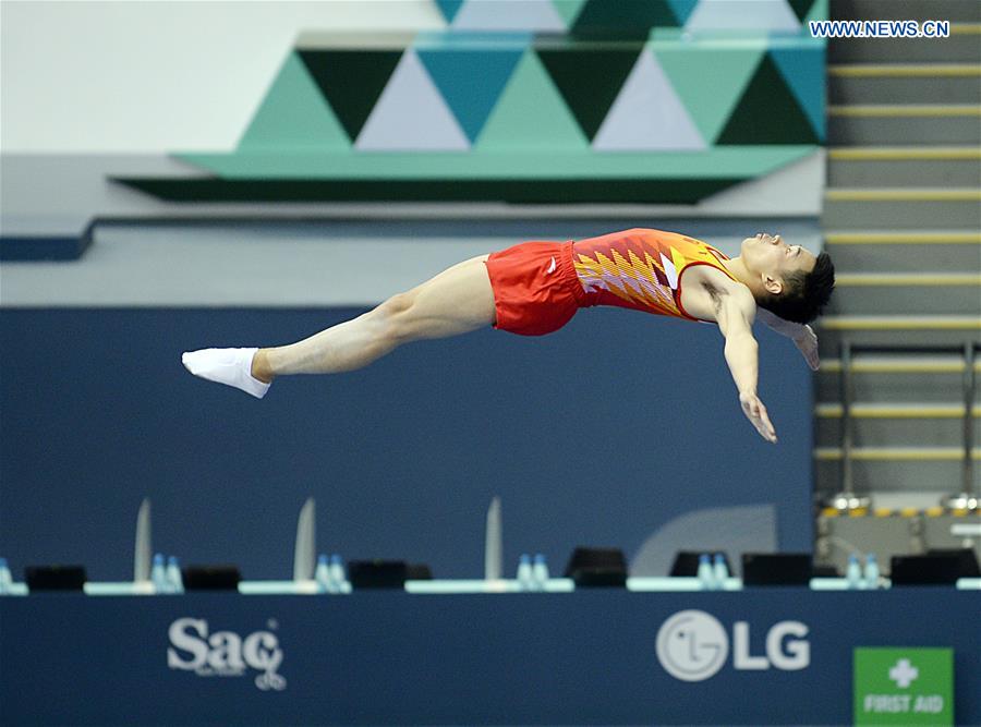 (SP)AZERBAIJAN-BAKU-2020 FIG WORLD CUP IN TRAMPOLINE GYMNASTICS AND TUMBLING