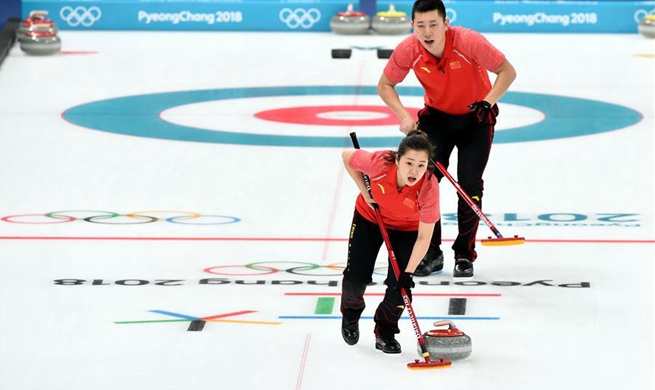 China beats United States in PyeongChang Games curling mixed doubles