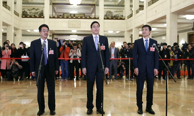 In pics: Interview ahead of closing meeting of 1st session of 13th CPPCC National Committee