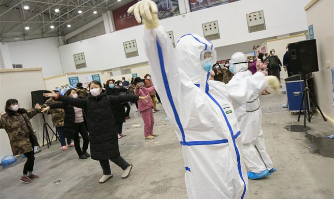 In pics: temporary hospital in Wuhan