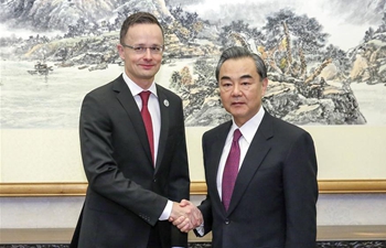 Chinese FM Wang Yi meets with Hungarian counterpart in Beijing