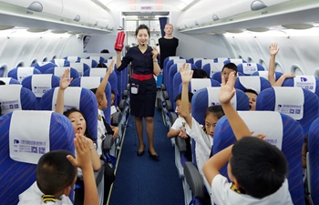 Students attend aviation-themed summer camp in Yunnan