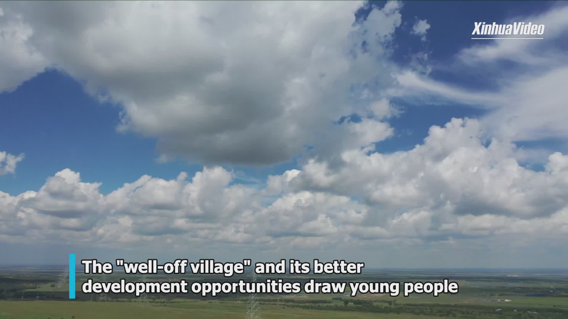 Chinese village out of poverty draws young people