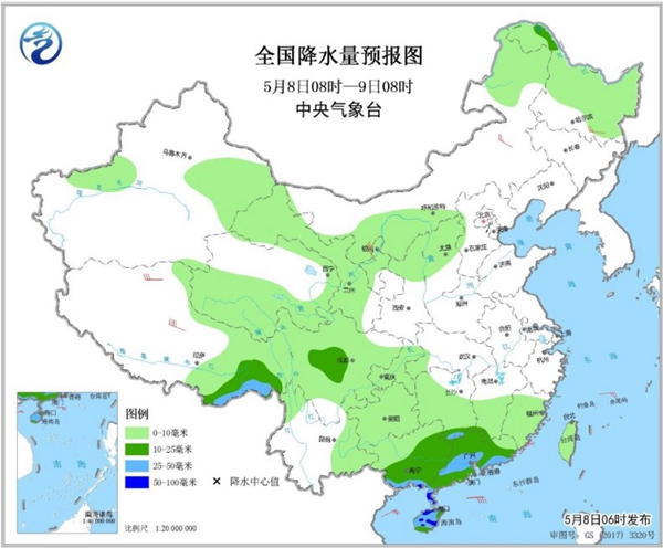 冷空氣要撤啦！今日全國降水整體弱 華南仍有強對流