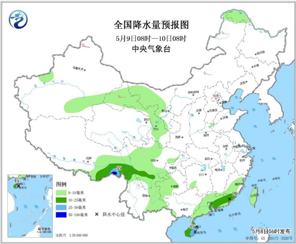 冷空氣要撤啦！今日全國降水整體弱 華南仍有強對流