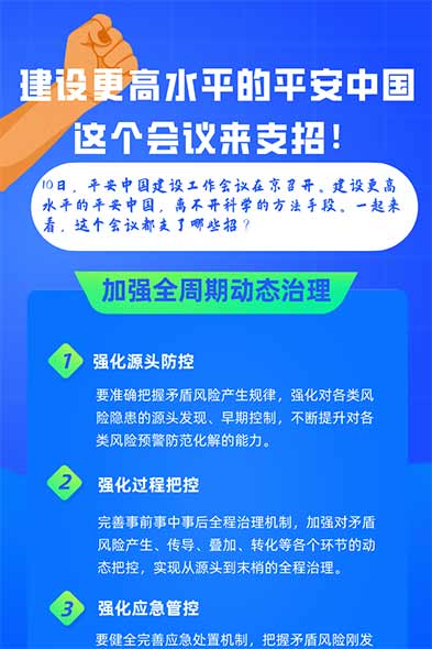 建設(shè)更高水平的平安中國(guó) 這個(gè)會(huì)議來(lái)支招！