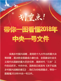 劃重點(diǎn)！帶你一圖看懂2018年中央一號(hào)文件