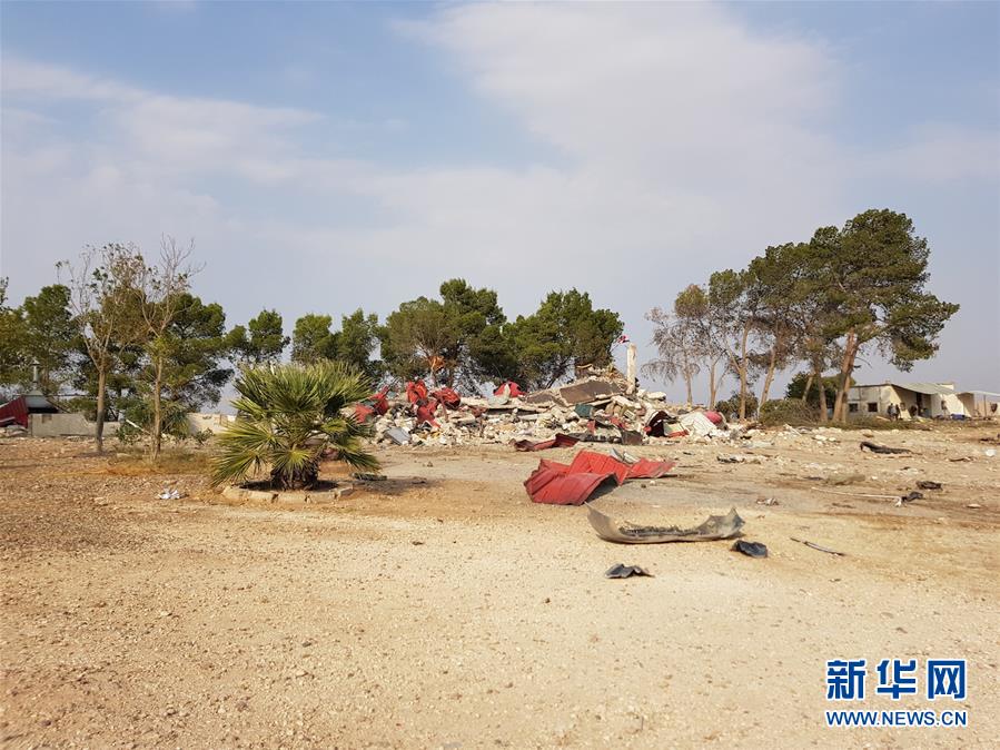 （國際）（2）敘政府軍進駐國際聯(lián)盟撤出后留下的一個軍事基地