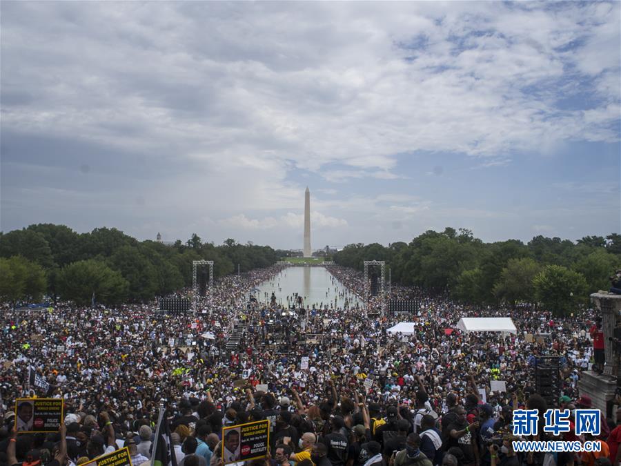 （國際）（1）美國民眾舉行反種族歧視和暴力執(zhí)法大規(guī)模示威活動