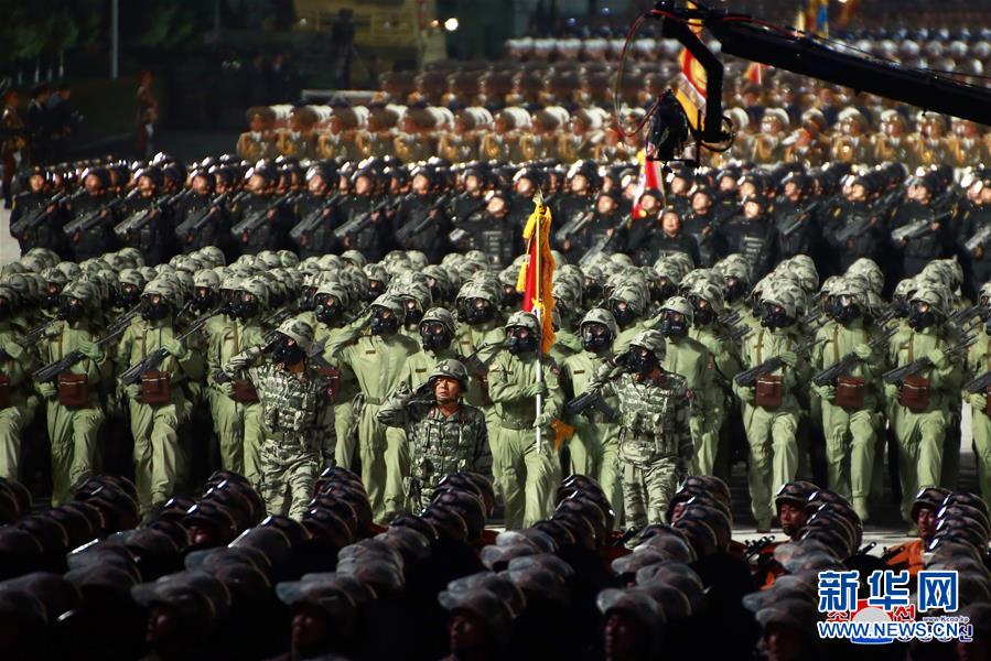 （國際）（6）朝鮮舉行閱兵式慶祝勞動(dòng)黨建黨75周年